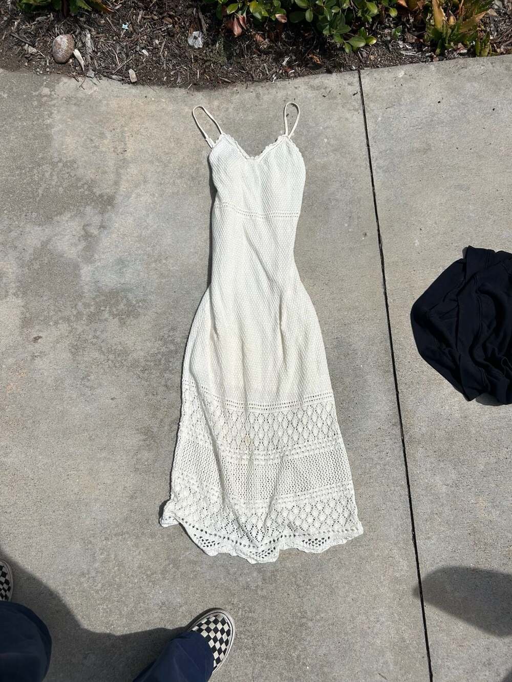Crochet Boho Cottagecore Maxi Summer Dress